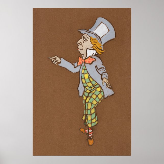 Alice and Wonderland Forest Character Painting-6 Poster (Front)
