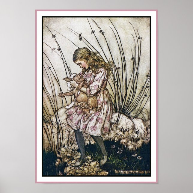 Alice and Wonderland - Pig & Pepper by Rackham Poster (Front)