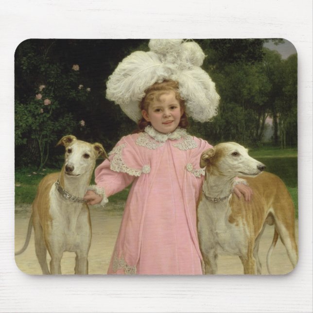 Alice Antoinette de la Mar, aged five Mouse Pad (Front)