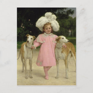 Alice Antoinette de la Mar, aged five Postcard