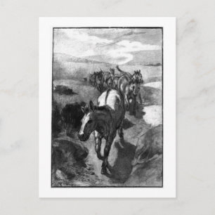Alice B. Woodward: Hipparion art postcard