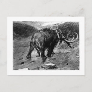 Alice B. Woodward: Mammoth art postcard