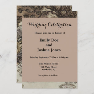 Alice Birthday Unbirthday Rabbit Hatter Party Invitation