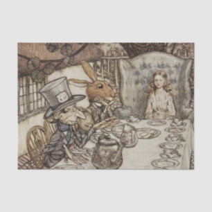 Alice Birthday Unbirthday Rabbit Hatter Party Tissue Paper