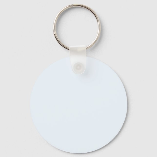 Alice blue (solid colour) key ring (Front)