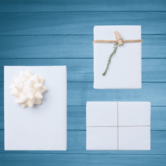 Alice Blue Solid Colour Wrapping Paper Sheet (Creator Uploaded)