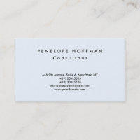 Alice Blue Stylish Plain Simple Professional Class