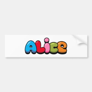 Alice Bumper Sticker