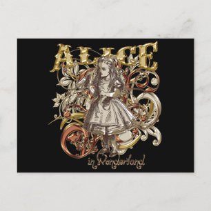 Alice Carnivale Style (Gold Version) Postcard