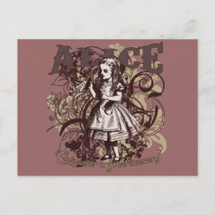 Alice Carnivale Style Postcard