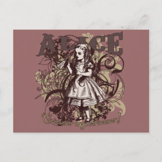 Alice Carnivale Style Postcard