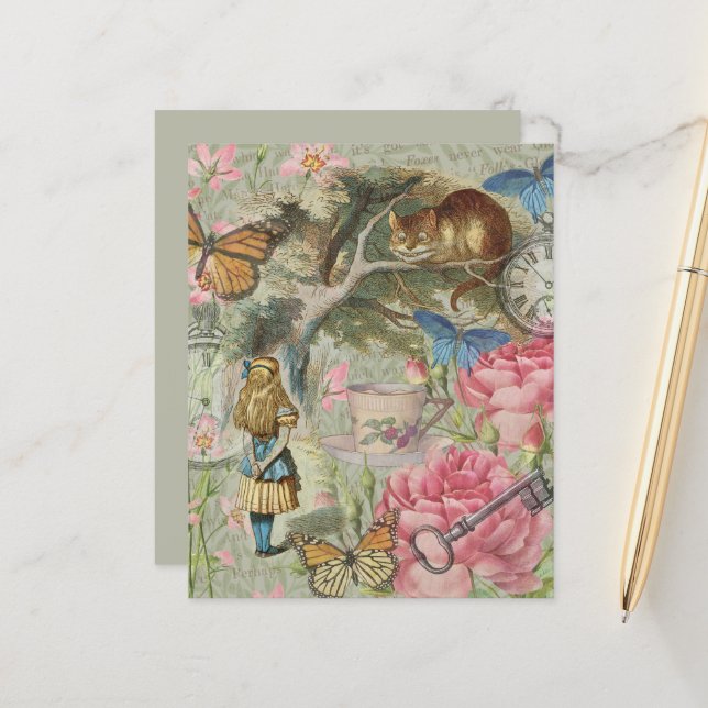 Alice Cheshire Cat Wonderland Tree Garden (Front/Back In Situ)