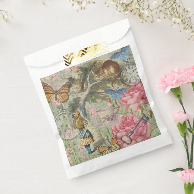 Alice Cheshire Cat Wonderland Tree Garden Favour Bag (Sealed)