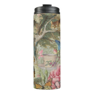 Alice Cheshire Cat Wonderland Tree Garden Thermal Tumbler