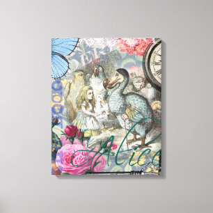Alice Classic Wonderland Dodo Tenniel Art Canvas Print