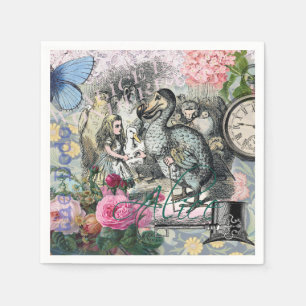 Alice Classic Wonderland Dodo Tenniel Art Napkin