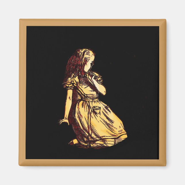 Alice Daydreaming Magnet (Front)