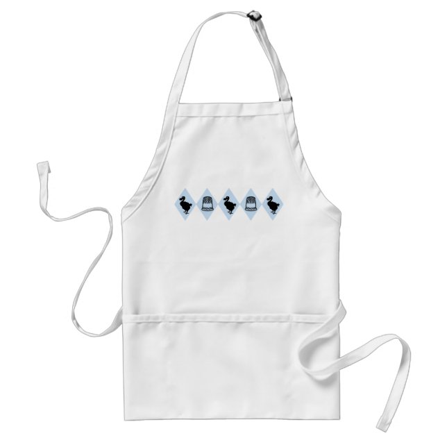 Alice Dodo and Thimble Pattern Standard Apron (Front)