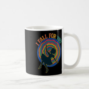 Alice Down Rabbithole I Fall For You Love Valentin Coffee Mug