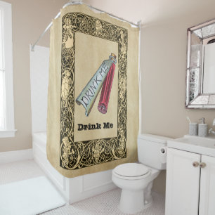 Alice - Drink Me 1865 Shower Curtain
