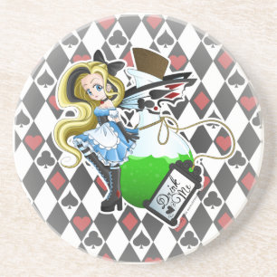 Alice Fairy-Drink Me Anime Coaster