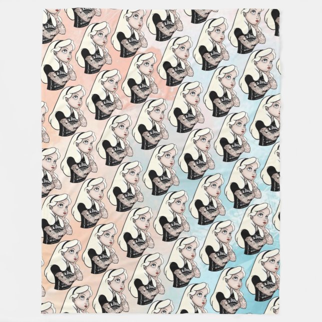 Alice Fleece Blanket (Front)