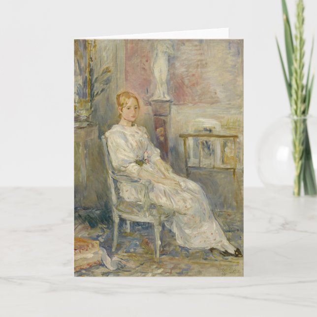 Alice Gamby Dans le Salon | Berthe Morisot Card (Front)