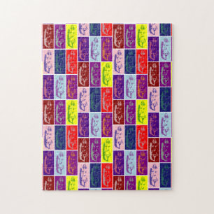 Alice growing taller pop art jigsaw puzzle