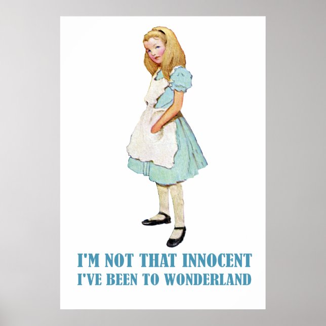 ALICE - I'M NOT THAT INNOCENT POSTER (Front)