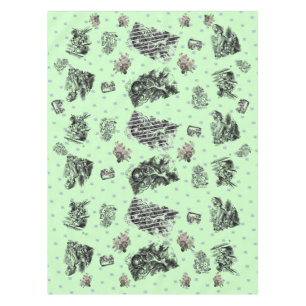 Alice im Wunderland – Alice in Wonderland pastel Tablecloth