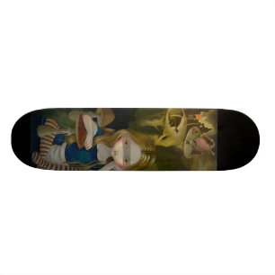 Alice in a Bosch Landscape wonderland Skateboard