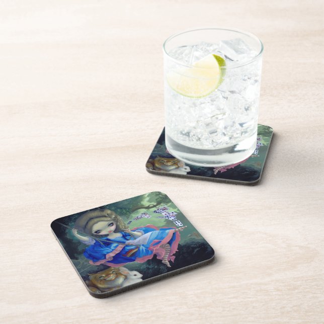 "Alice in Fragonard's Swing" Coasters (Right Side)