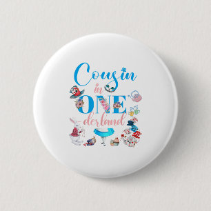Alice In Onederland Family Cousin Of The Birthday 6 Cm Round Badge