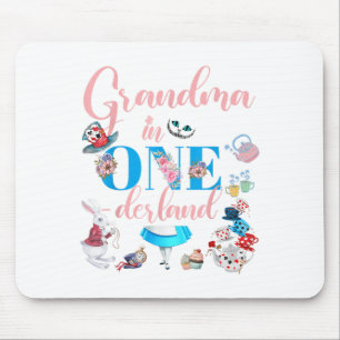 Alice In Onederland Family Grandma Of The Birthday Mouse Pad