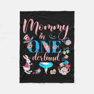 Alice In Onederland Family Mummy Of The Birthday G Fleece Blanket