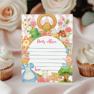 Alice in Onederland Time Capsule Note Message Card