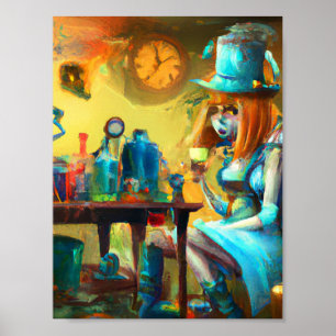 Alice in the Alchemy Lab Poster