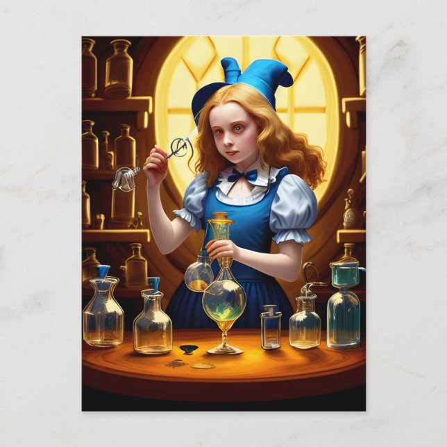 Alice in the Apothecary Postcard (Front)