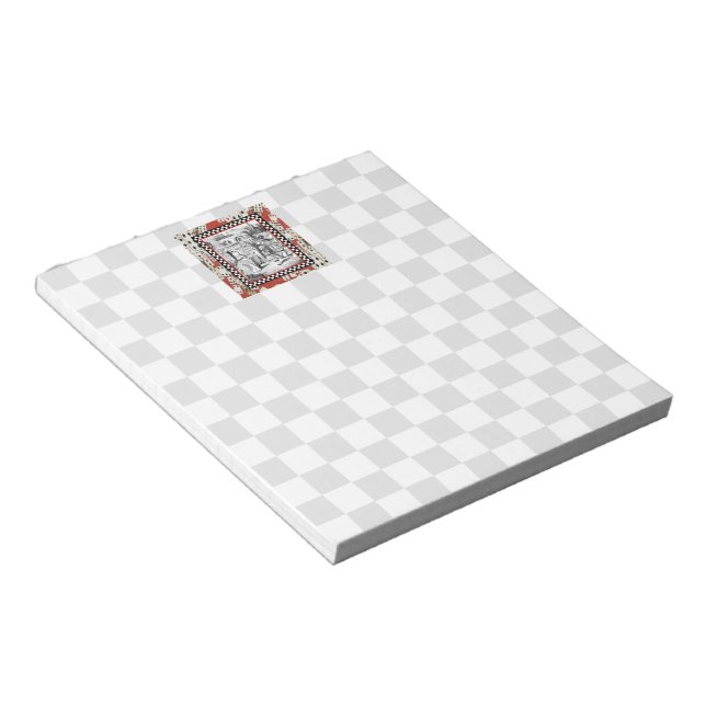 Alice in the Queen's Courtyard 1 Notepad (Angled)
