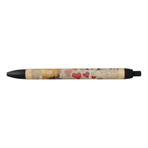 Alice in the Wonderland Eat Me Muffin Black Ink Pen