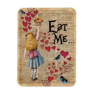 Alice in the Wonderland Eat Me Muffin Magnet