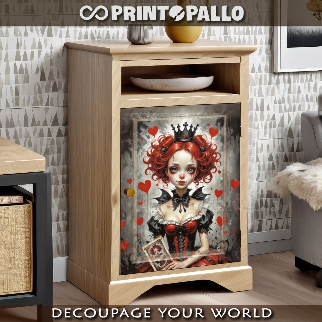 Alice in the Wonderland - The Queen of Hearts  Tissue Paper (Creator Uploaded)