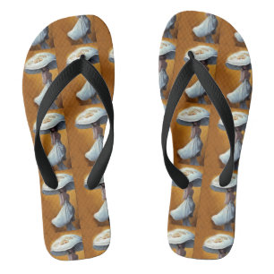 alice in white mushroom whimsical thongs