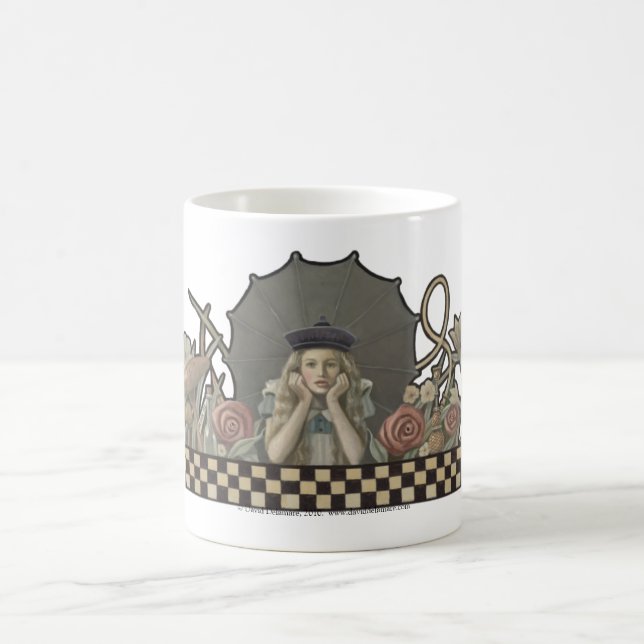 Alice in Wonderland 15 oz Mug by David Delamare (Center)