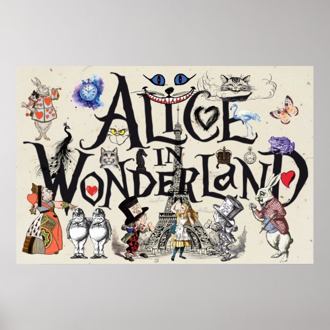 Alice in Wonderland 1865 Poster (Front)