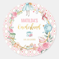 Alice in Wonderland 1st Birthday Onederland Favour