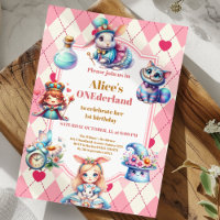 Alice in Wonderland 1st Birthday Onederland