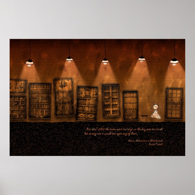 Alice in Wonderland - A Tiny Golden Key Poster (Front)