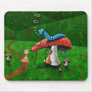 Alice in Wonderland - Advice From A Caterpillar Mouse Pad
