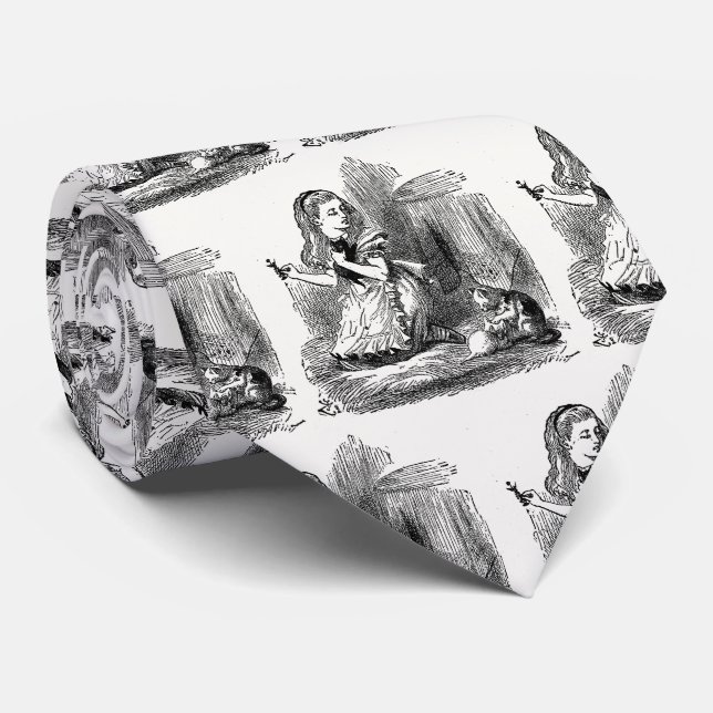 Alice in Wonderland, Alice and the Kitten - Dreams Tie (Rolled)